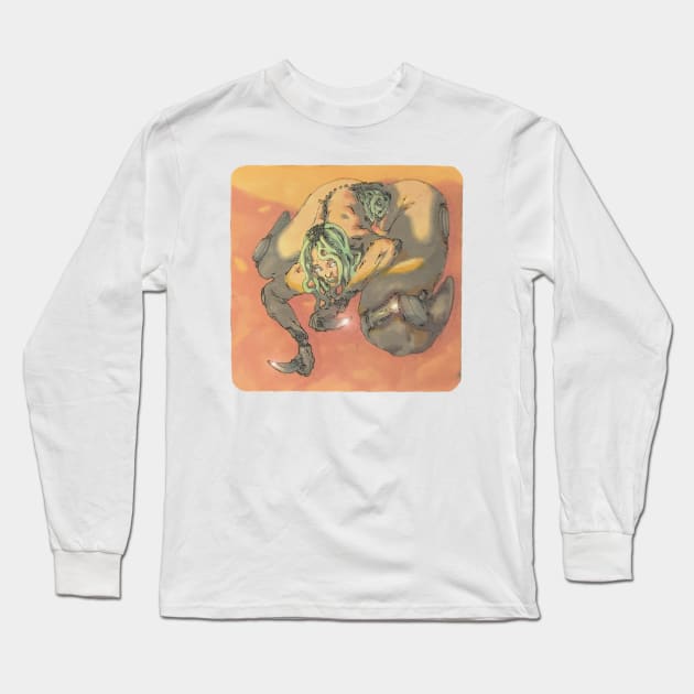 Ready to defend myself Long Sleeve T-Shirt by Takeshi Kolotov